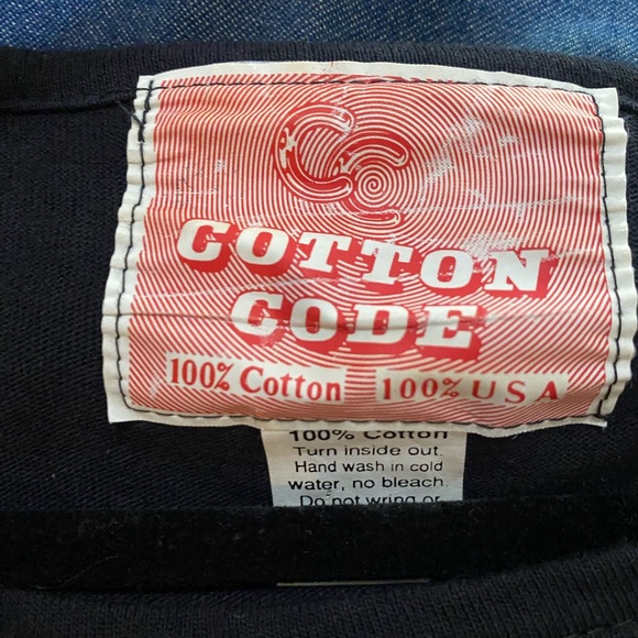 Vintage Women’s Cotton Code Black Jeweled Shirt Egyptian Pharaoh One Size EUC - Picture 1 of 3